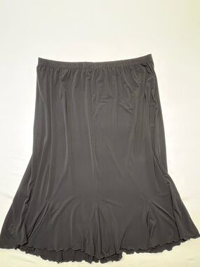 Penningtons Black A-Line Jersey Skirt 4XL